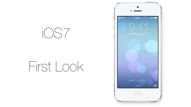 iOS7 first look