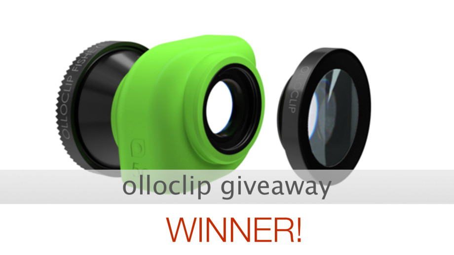 olloclip giveaway winner