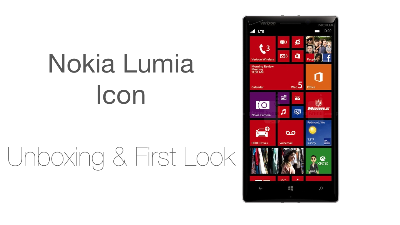 Nokia Lumia Icon Unboxing and FIrst Look