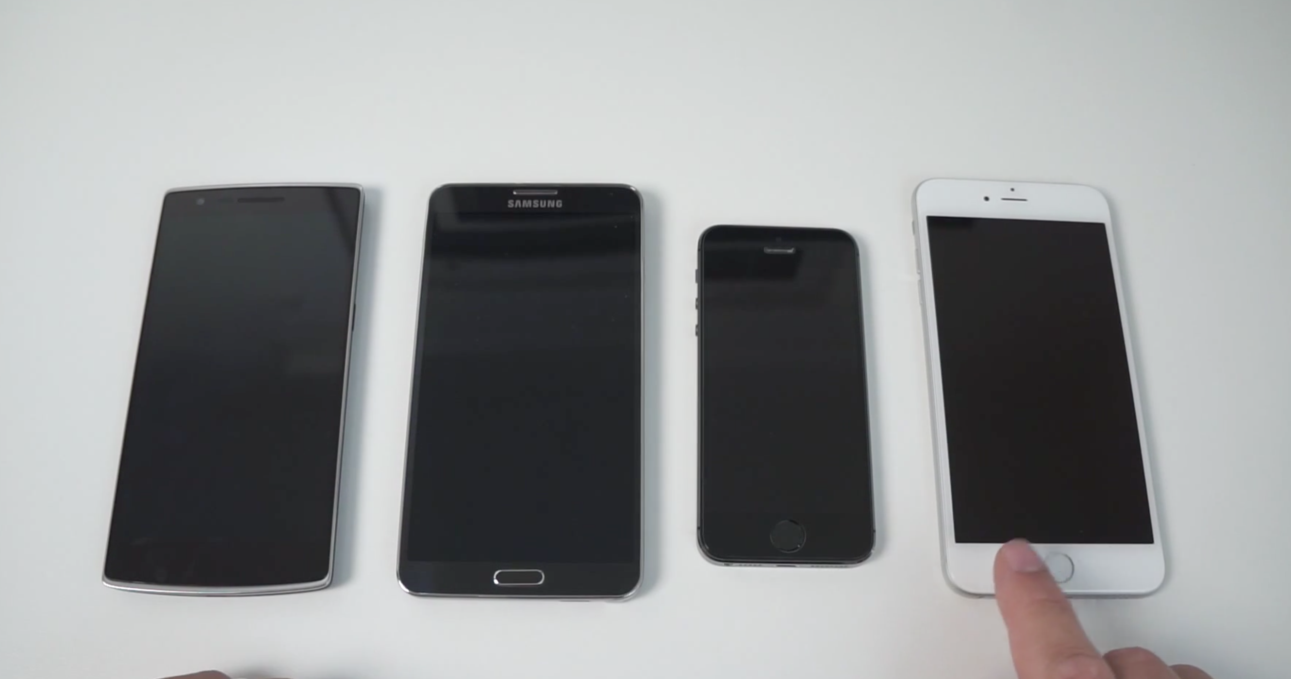iPhone 6 Plus vs ONEPLUS One vs Galaxy Note 3 vs iPhone 5s – Benchmark Shootout