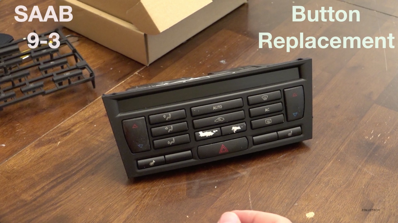 How to Replace Climate Control Buttons on a SAAB 9-3