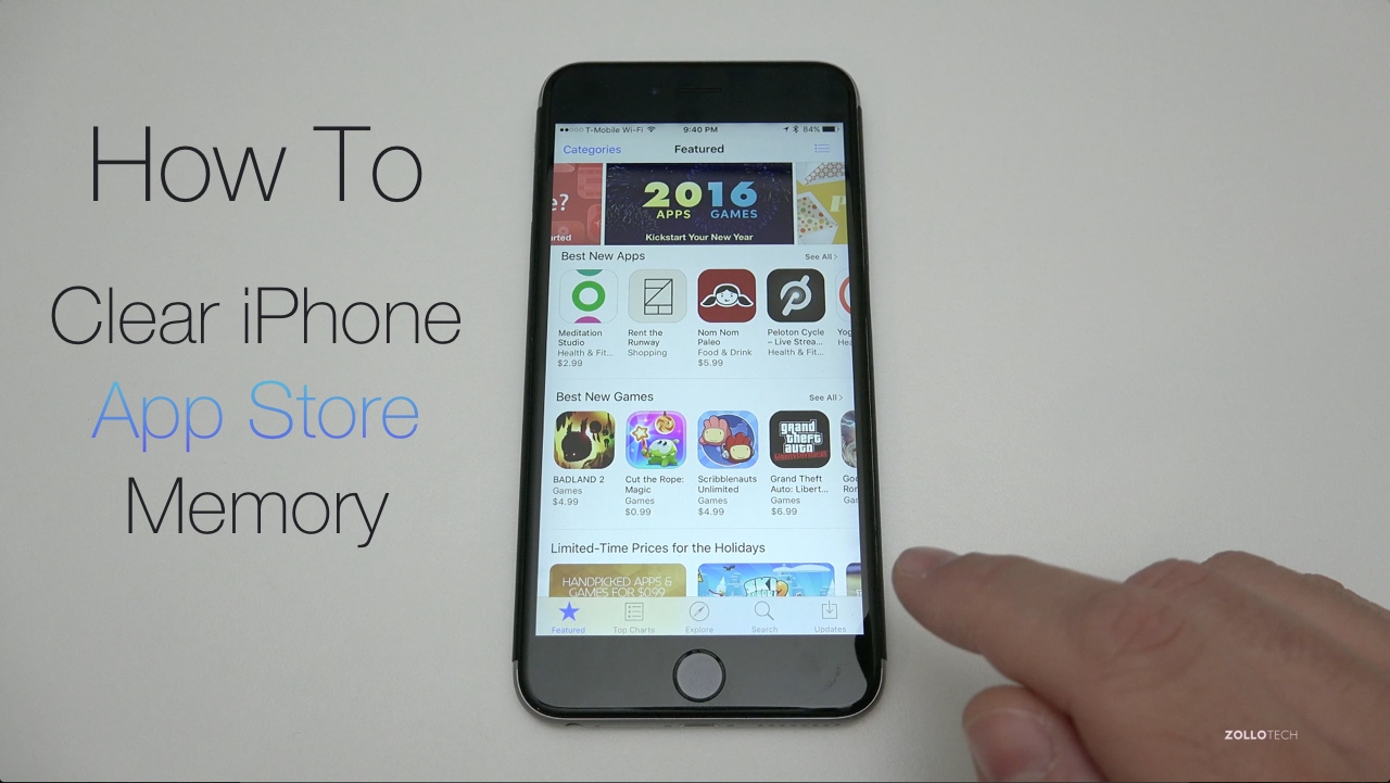 How To Clear iPhone App Store Memory
