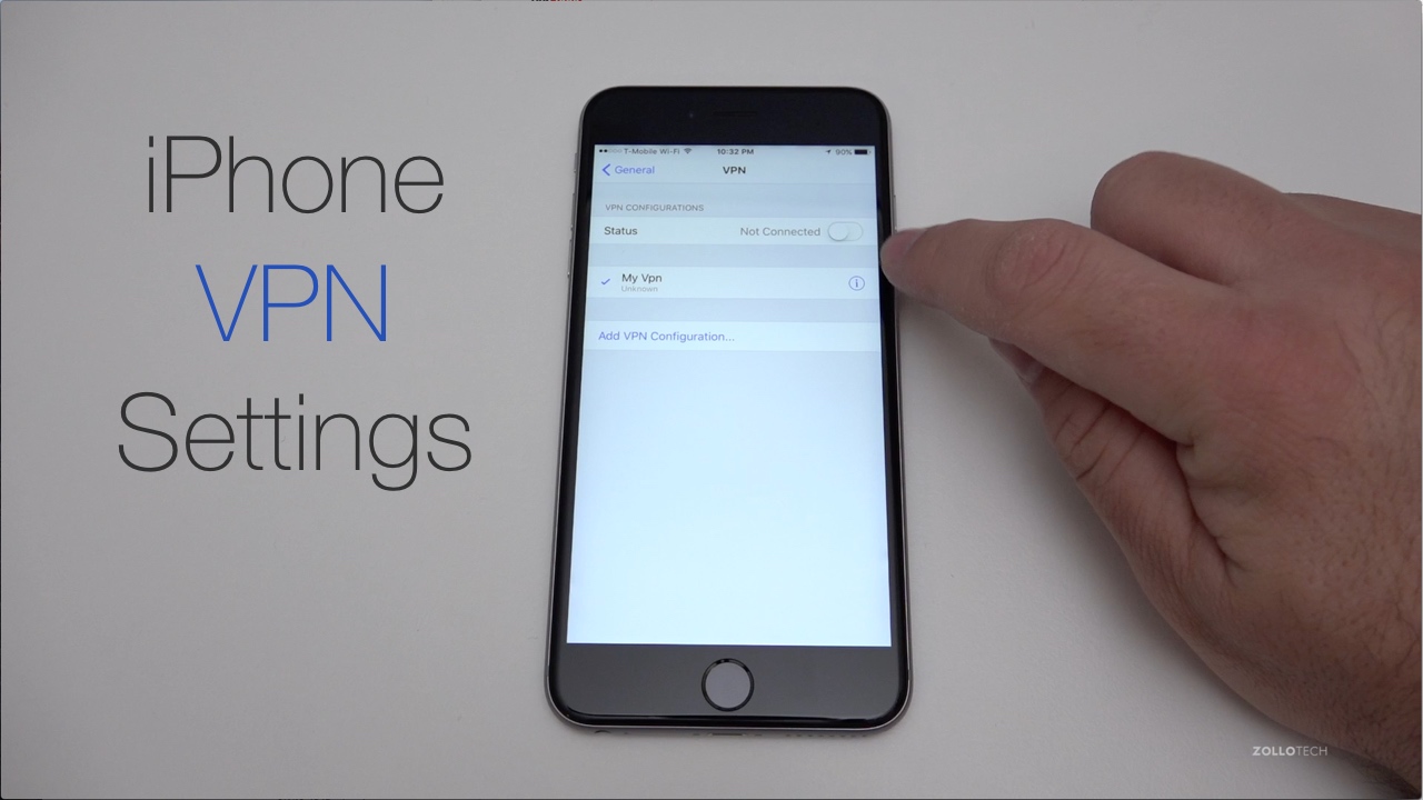 How to Setup an iPhone VPN Connection | Zollotech