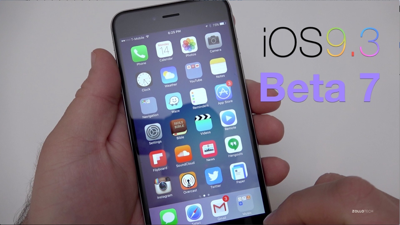 iOS 9.3 Beta 7 – What’s New?