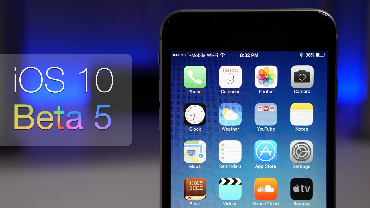 iOS 10 Beta 5 – What’s New?