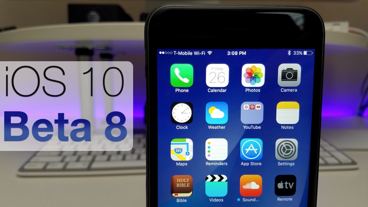 iOS 10 Beta 8 – What’s New?