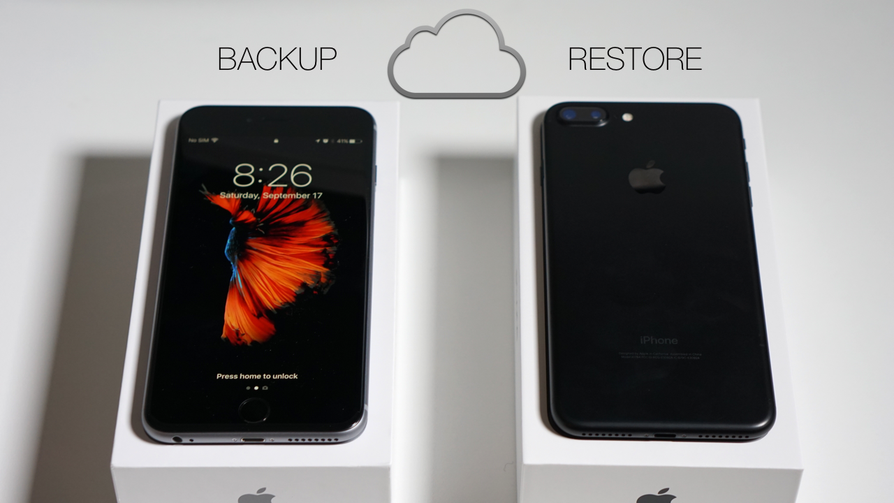 How To Backup Your Old iPhone and Restore to iPhone 7