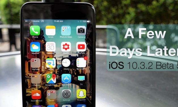 iOS 10.3.2 Beta 5 – A Few Days Later