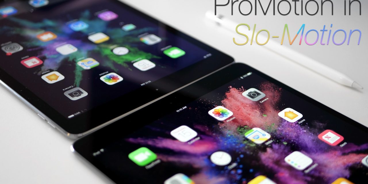 iPad ProMotion In Slow Motion (4K60)