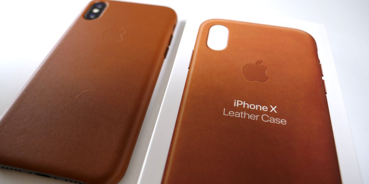 Official iPhone X Leather Case