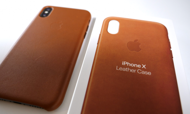 Official iPhone X Leather Case