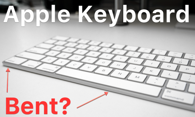 My Apple Magic Keyboard is Bent