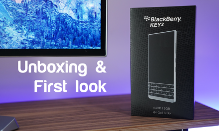 BlackBerry Key2 – Unboxing and First Look