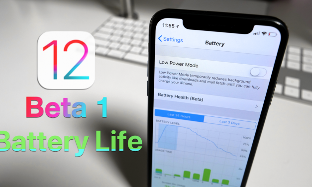 iOS 12 Beta 1 – Battery life