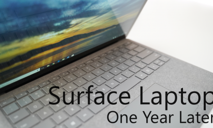 Surface Laptop – One Year Later