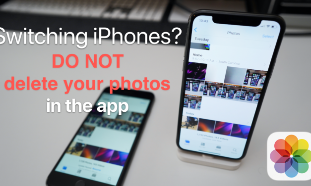 Switching iPhones? Don’t delete photos on the old iPhone yet
