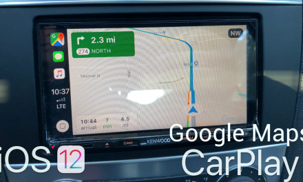 iOS 12 – Google Maps on Apple CarPlay