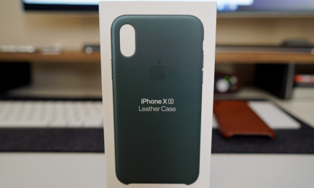 Official iPhone XS Leather Case