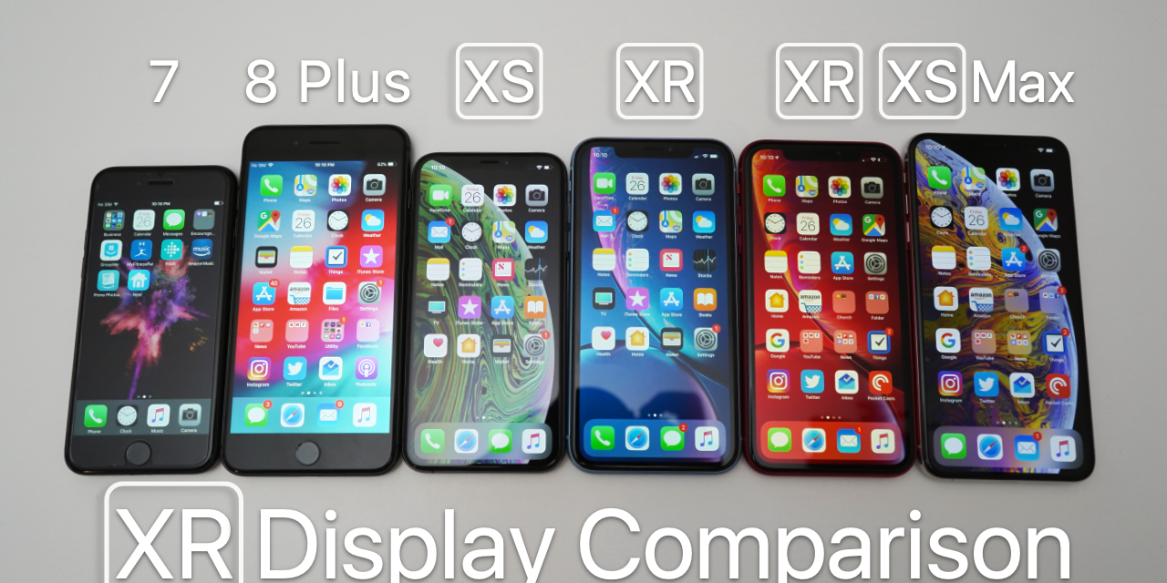 iPhone XR Display Comparison