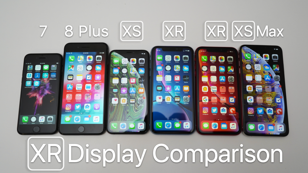 iPhone XR Display Comparison Zollotech