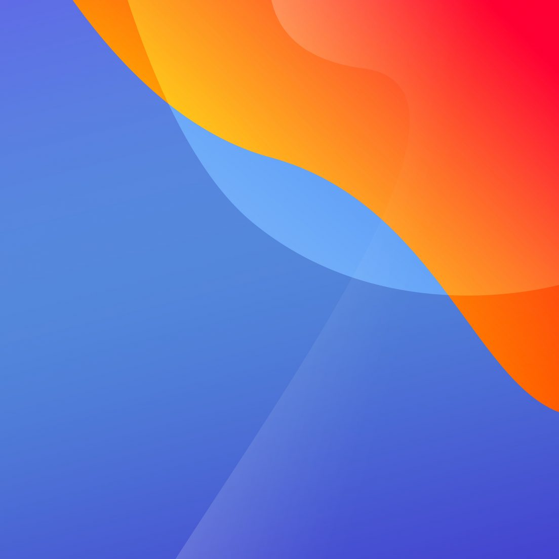 Blue to orange new gradient for iPad by @Hk3ToN on Twitter | Zollotech