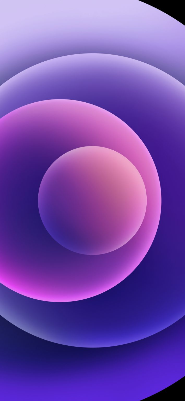 iPhone 12 Purple Wallpaper – light mode | Zollotech
