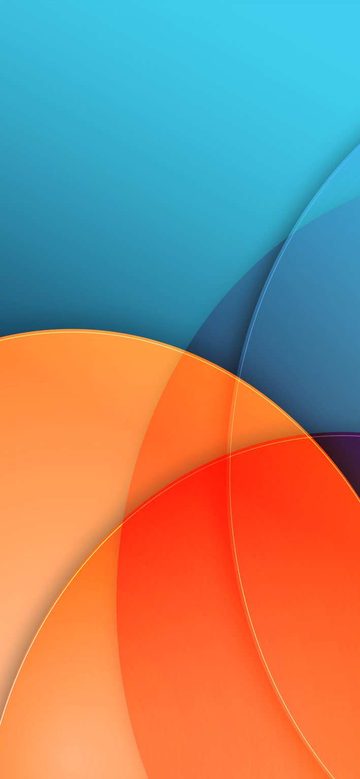 iOS 15 Beta 5 – orange and blue gradient radius by Hk3ToN | Zollotech